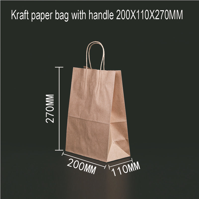 Kraft Paper Bag with Handle 1