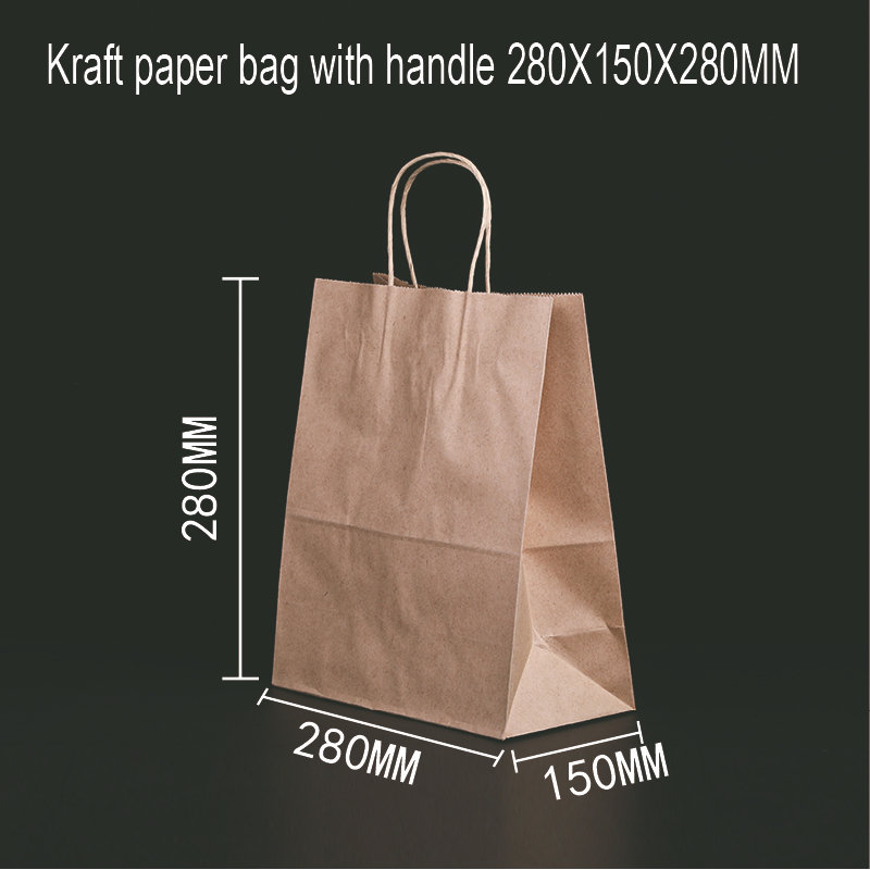 Kraft Paper Bag with Handle 2