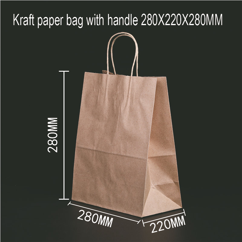 Kraft Paper Bag with Handle 4