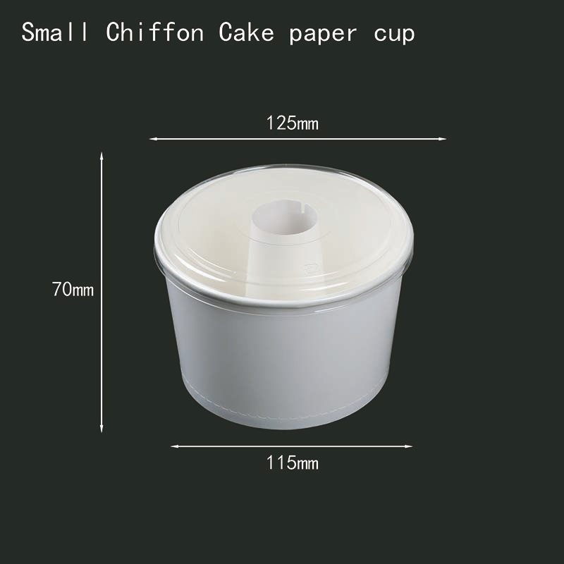 Disposable Chiffon Cake Paper Bowl 1
