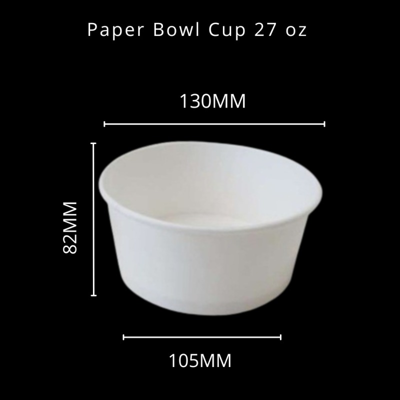 Double PE Coated Paper Bowl 3