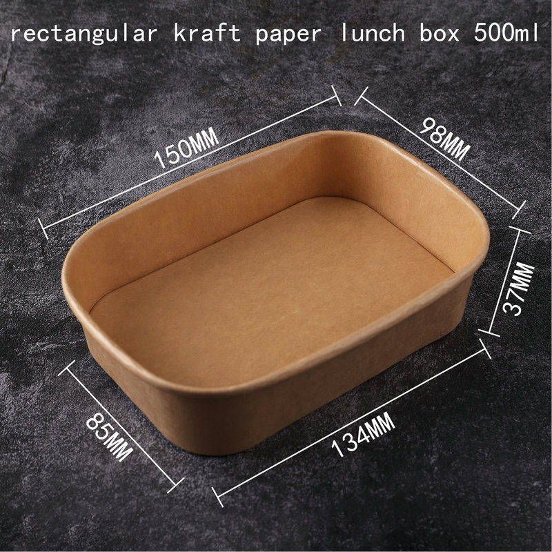 Rectangular Paper Lunch Box 4
