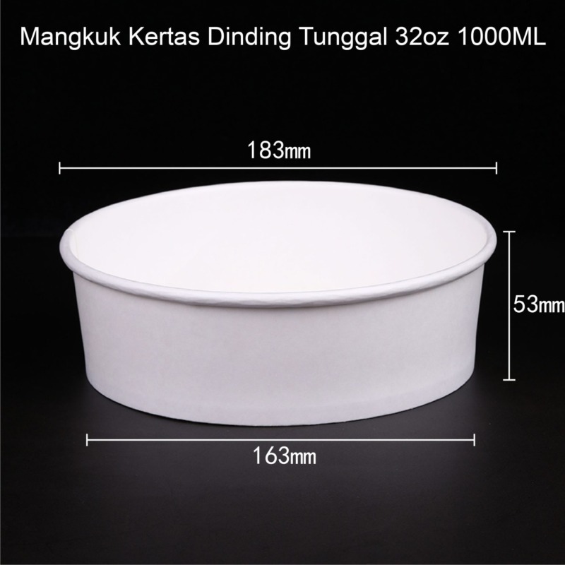 Single Wall Paper Bowl 10