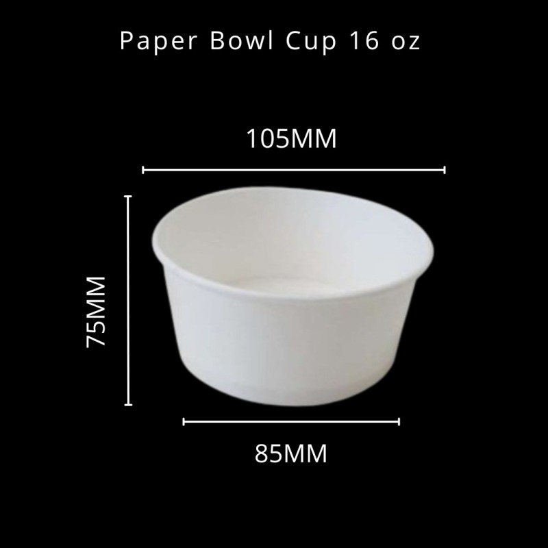 Single Wall Paper Bowl 12