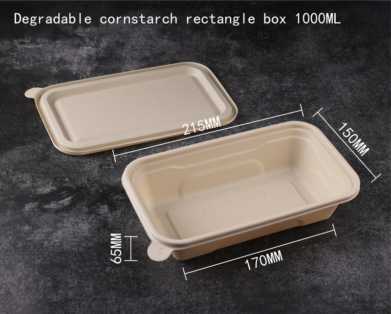 Degradable Cornstarch Lunch Box 3