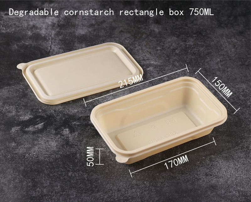 Degradable Cornstarch Lunch Box 7