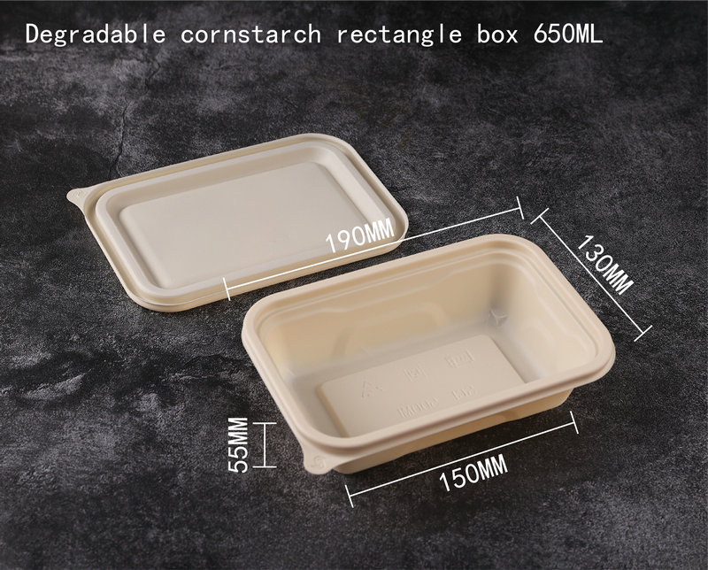 Degradable Cornstarch Lunch Box 10