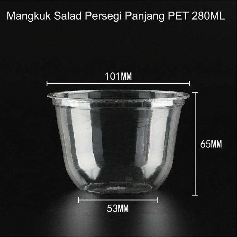 一次性 PET 沙拉碗 1