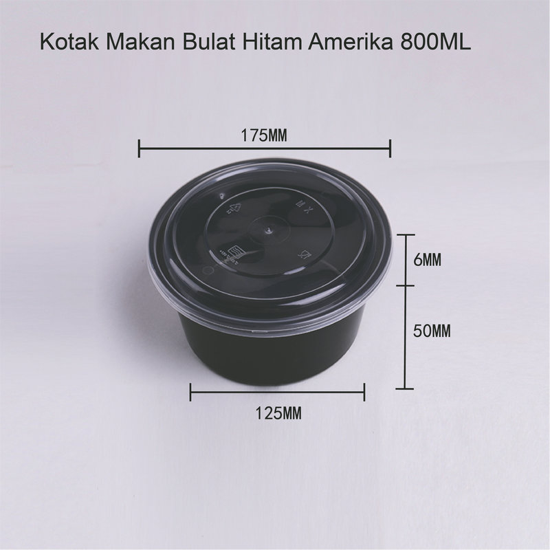 Kotak Makan Plastik Persegi Panjang 10