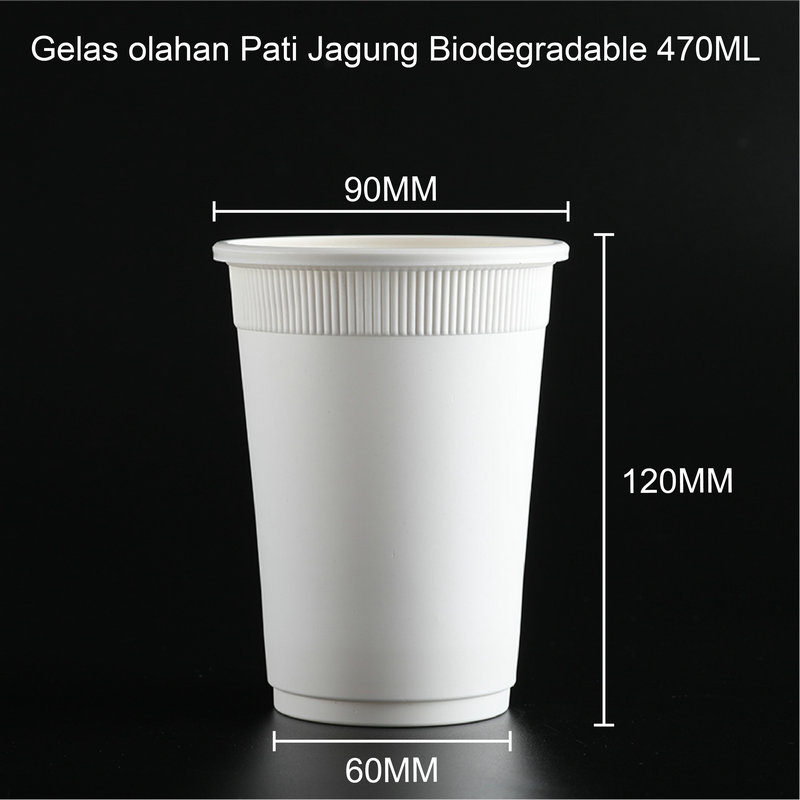 Gelas Biodegradable Olahan Pati Jagung 1