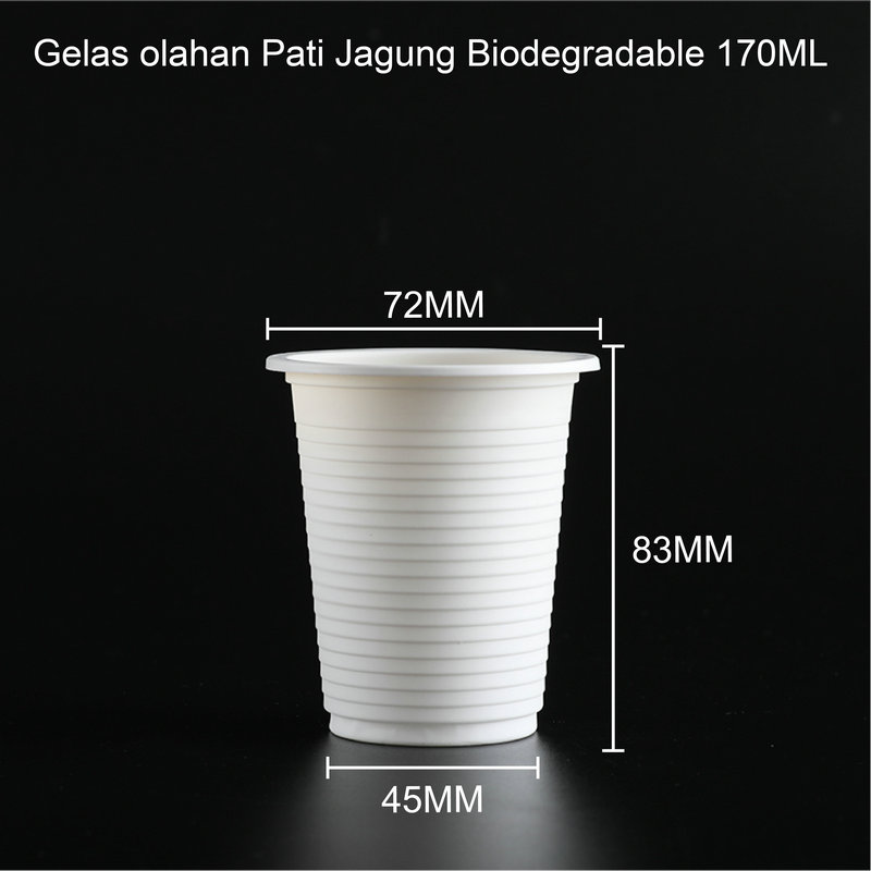 Gelas Biodegradable Olahan Pati Jagung 5