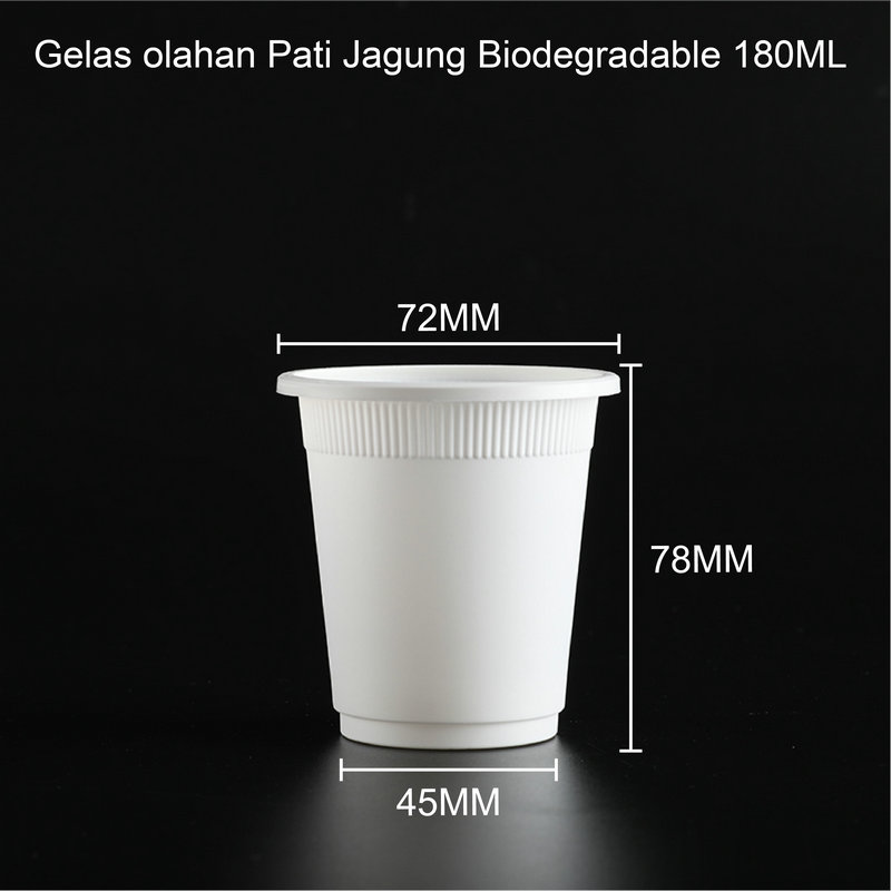 Gelas Biodegradable Olahan Pati Jagung 6