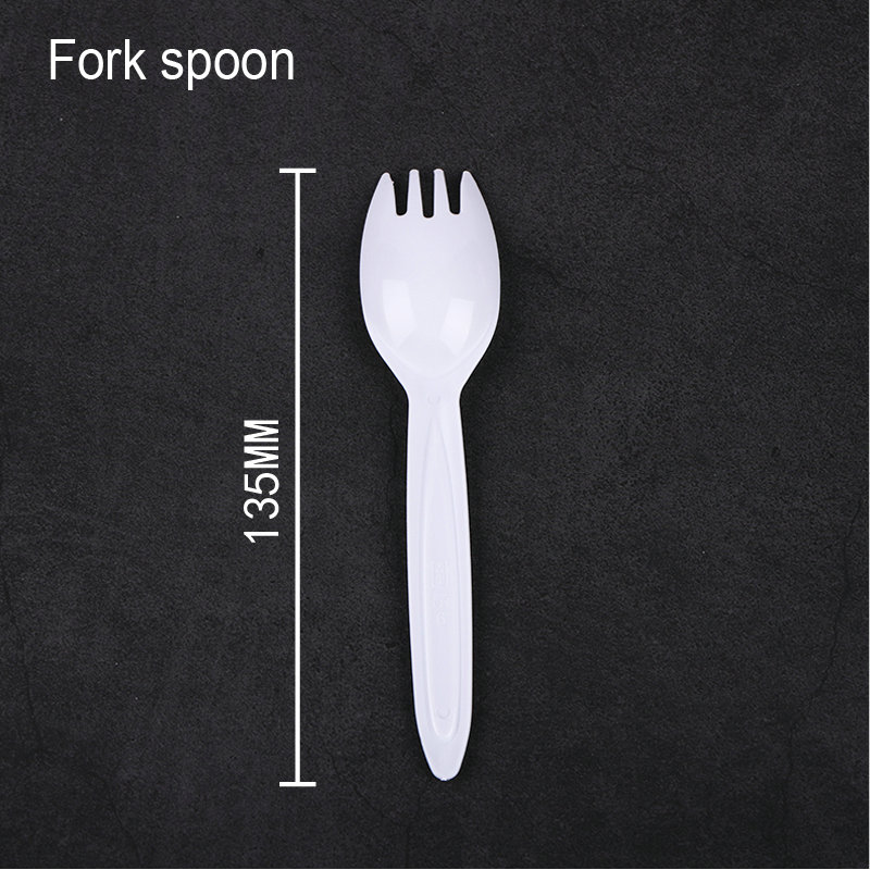 PLA Knife Fork Spoon & PLA Straw 4