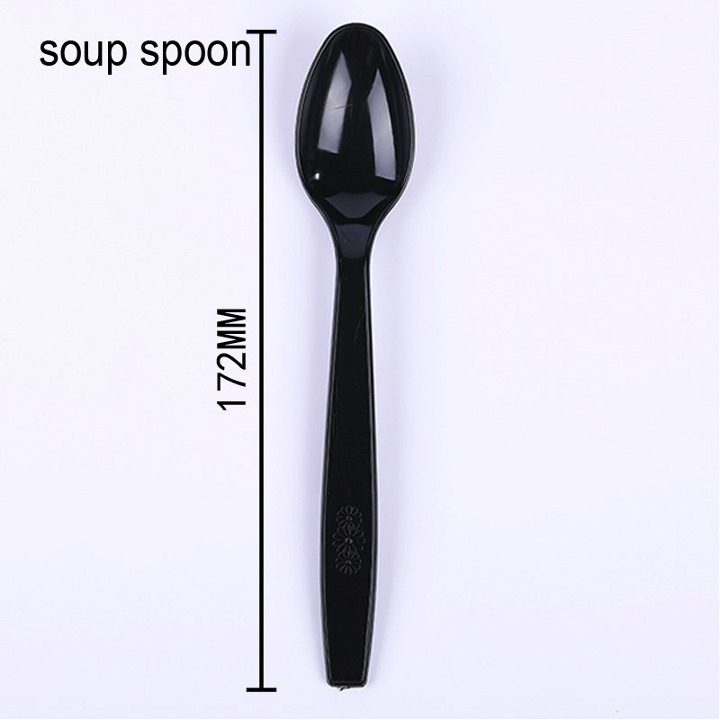 PLA Knife Fork Spoon & PLA Straw 12